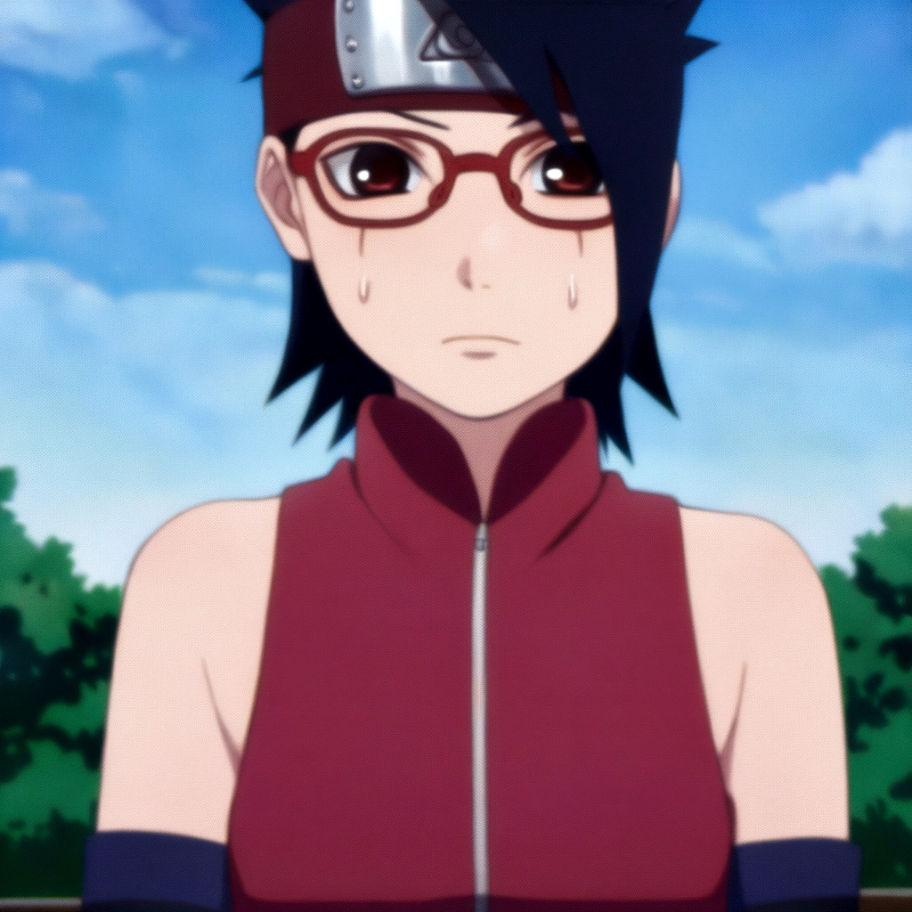 Close-up of a man wearing glasses and a red jacket, Sakura Haruno, Haruno Sakura, Sakura Haruno in slug sage mode, From Naruto, like an anime character, Itachi Uchiha, Hinata Hyuga, Sasuke Uchiha, anime style&quot;, Itachi Uchiha, pain From Naruto, kabuto, Hinata Hyuga From Naruto