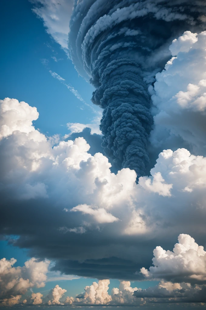 clouds landscape sky violent vortex