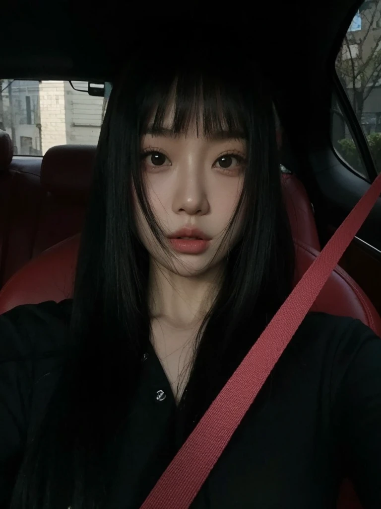 Linda, 4K, Asian, qualidade hd, bangss, pink lips