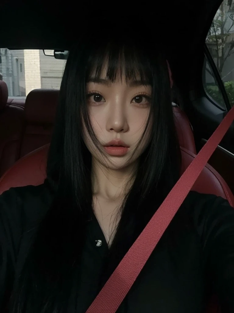 Linda, 4K, Asian, qualidade hd, bangss, pink lips