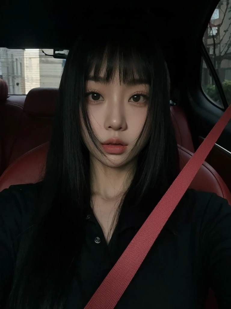 Linda, 4K, Asian, qualidade hd, bangss, pink lips
