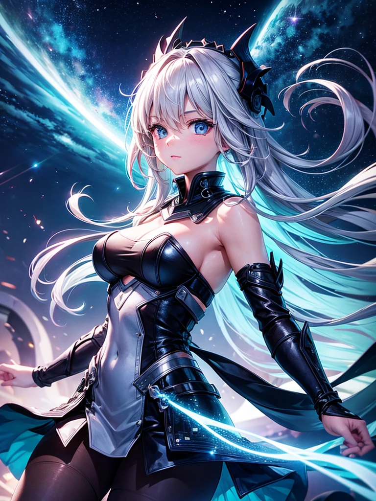 Highest quality,Highest Resolution,Beautiful girl from the future,Night City,
