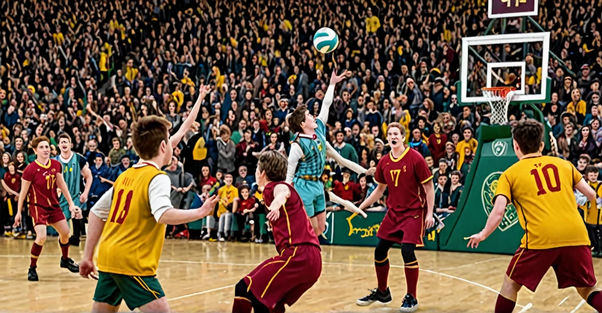 Quidditch but with a basketball