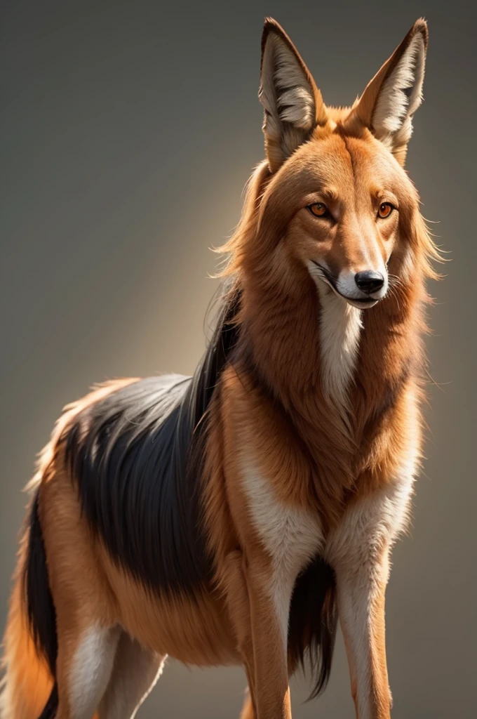 Female anthropomorphic maned wolf