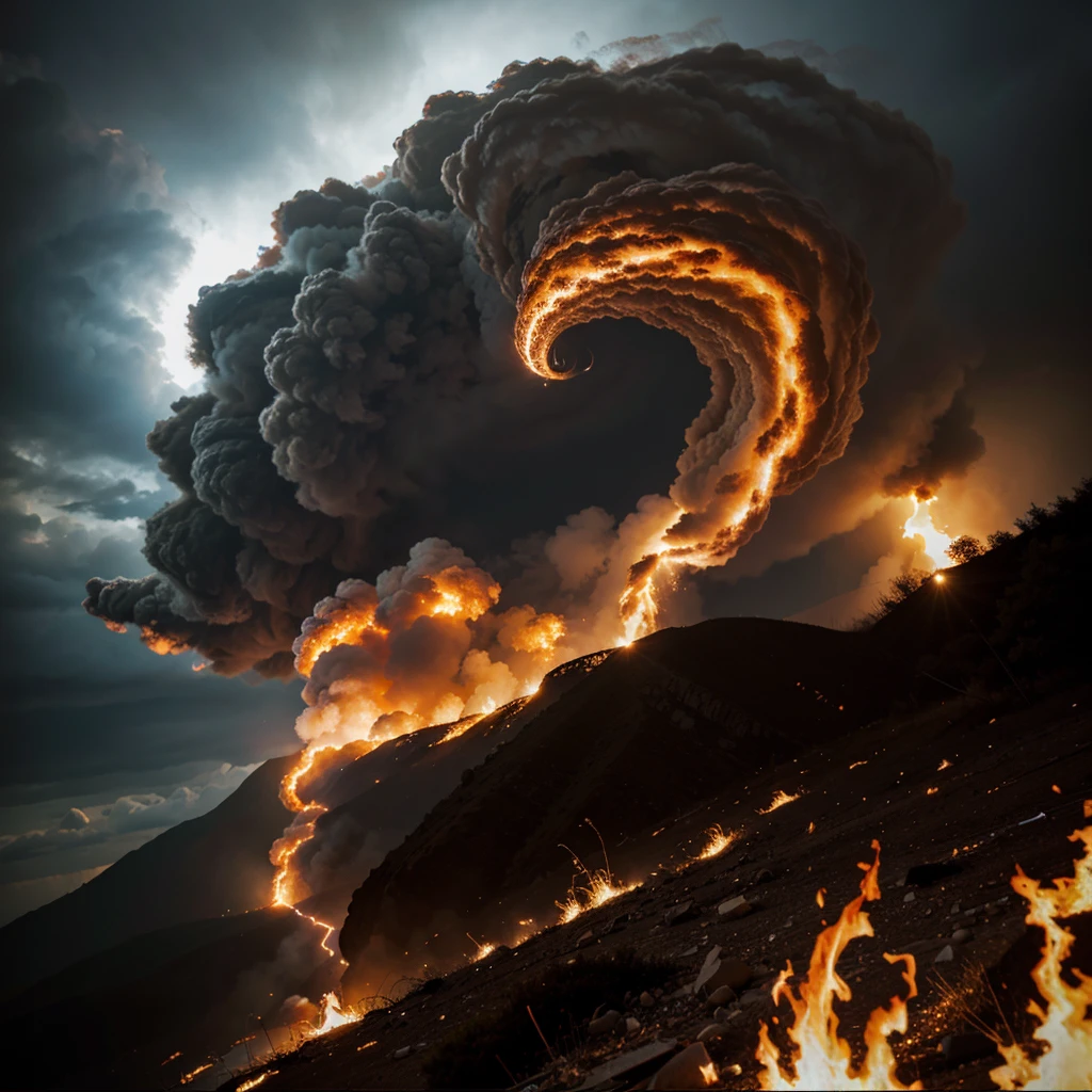 tornado of fire