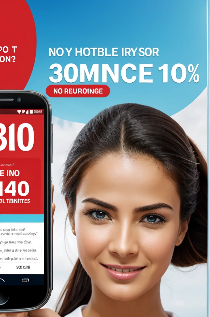 Mobile Telephony):Text: "Communicate without limits! Mobile telephony with 30% discount on your plan for 1 year. 📱🔊"details: "Plans with unlimited calls and data, no extra charges."