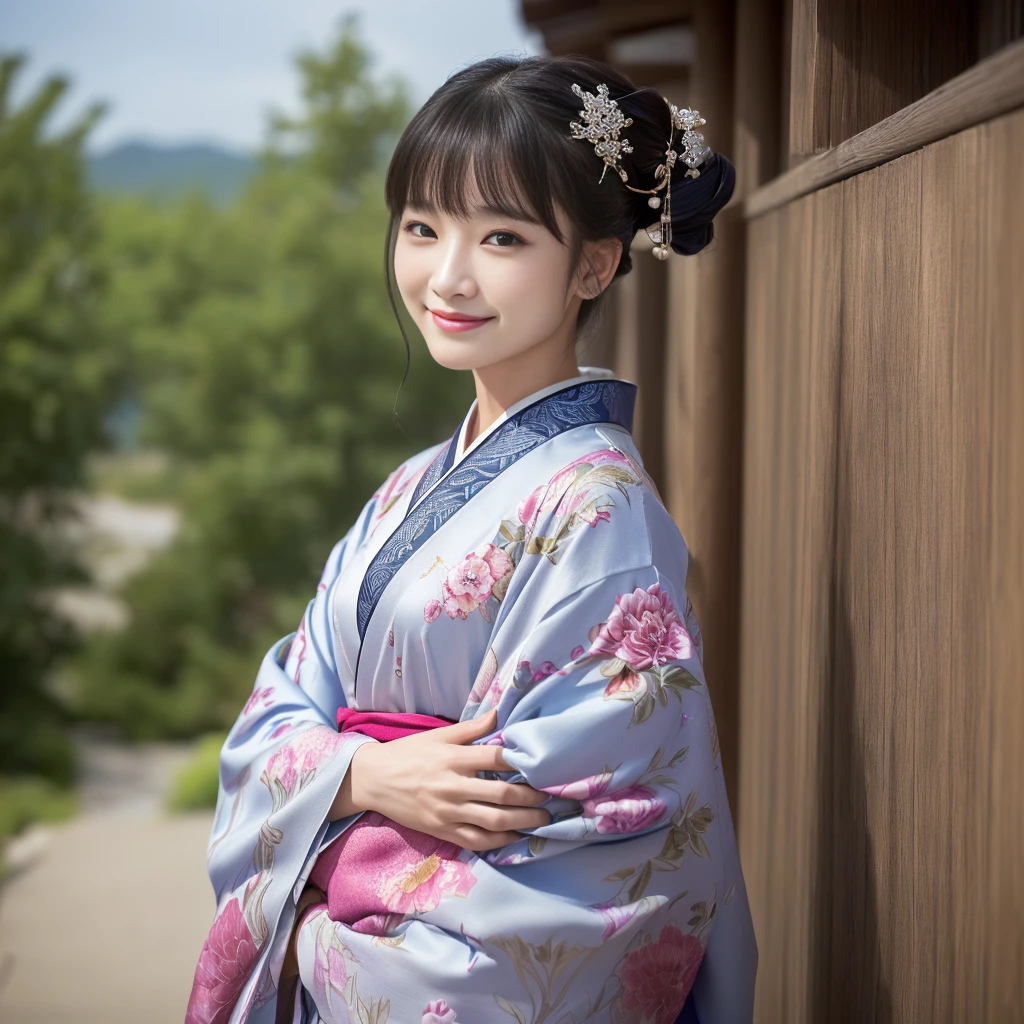 ((Highest quality, Tabletop, Ultra-high resolution、The most complex and detailed depiction))、1 female、Wear a luxurious kimono、(((sad、sad笑顔、A fleeting smile、sad表情、sad、Just like you'I am going to cry)))、(Japanese style Elegant kimono、Graceful posture、Standing Elegantly)、Elegant kimono、Photographed from the waist up、(((look at me、The perfect gas chamber、look at me perfectly)))、Detailed face、Perfect glossy lips、Perfect Anatomy、Elegant hairstyle、She wears elegant hairpins.、Seductive makeup、Detailed face、Perfect Face、Fair skin、Perfect Shiny Skin and Hair、The background is an elegant Japanese-style room、Big and ample breasts、fluffy kimono、My chest is open、Very good、Exposed thighs、Bold thighs、(The most moody and romantic warm lighting:1.2)、Super high-definition glowing Fair skin、the most Detailed face、Ultra high definition Detailed face、Ultra HD Hair、Ultra-high definition sparkling eyes、Beautiful face with great detail