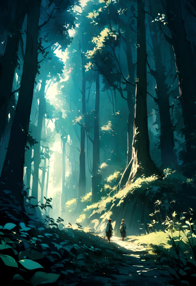Talk about how beautiful the forest is