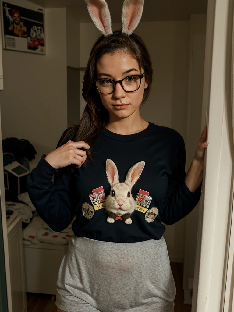 Itchy , messy smegma , Lonely geek Rabbit , Clothing erotica