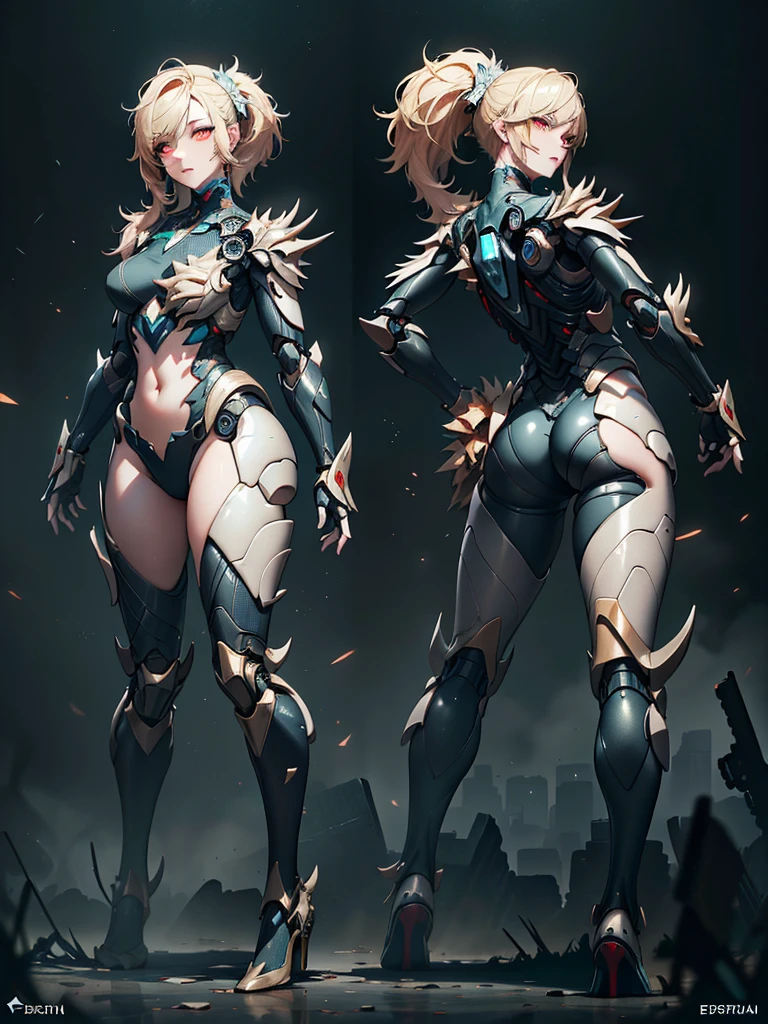 A mechanical girl of the future,gleaming metal,shimmering robotic movements,ethereal,Futuristic technology,advanced artificial intelligence,neon-lit cityscape,Metallic exoskeleton,highly detailed facial features,glowing LED eyes,meticulously crafted synthetic skin,extravagant futuristic fashion,hovering above the ground,exploring the urban landscape,futuristic technology,exquisite craftsmanship,metallic limbs with intricate designs,seamless integration of human and machine,surreal,otherworldly atmosphere,utopian cityscape in the backdrop,advanced weaponry integrated into her body,emitting a soft vibrant glow,expressive and captivating gaze,superhuman strength and agility,striking a pose of confidence and power,high-resolution portrait with vibrant colors and intricate details,breathtaking,awe-inspiring artwork. (best quality,4k,8k,highres,masterpiece:1.2),ultra-detailed,(realistic,photorealistic,photo-realistic:1.37),HDR,UHD,studio lighting,ultra-fine painting,sharp focus,physically-based rendering,extreme detail description,professional,vivid colors,bokeh,portraits,concept artists
