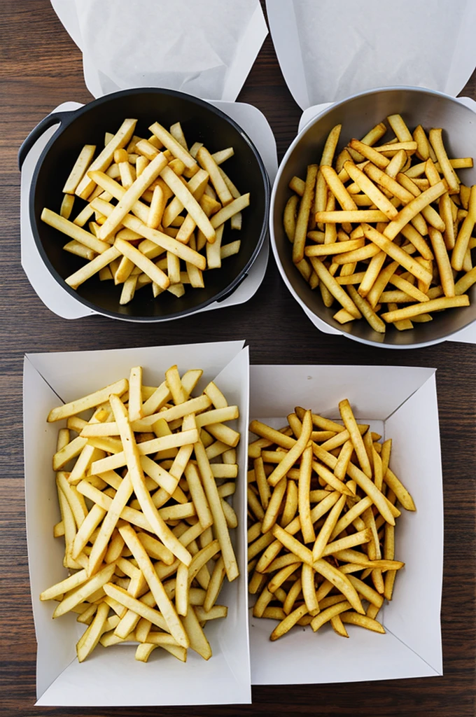 Two complete plus two fries 