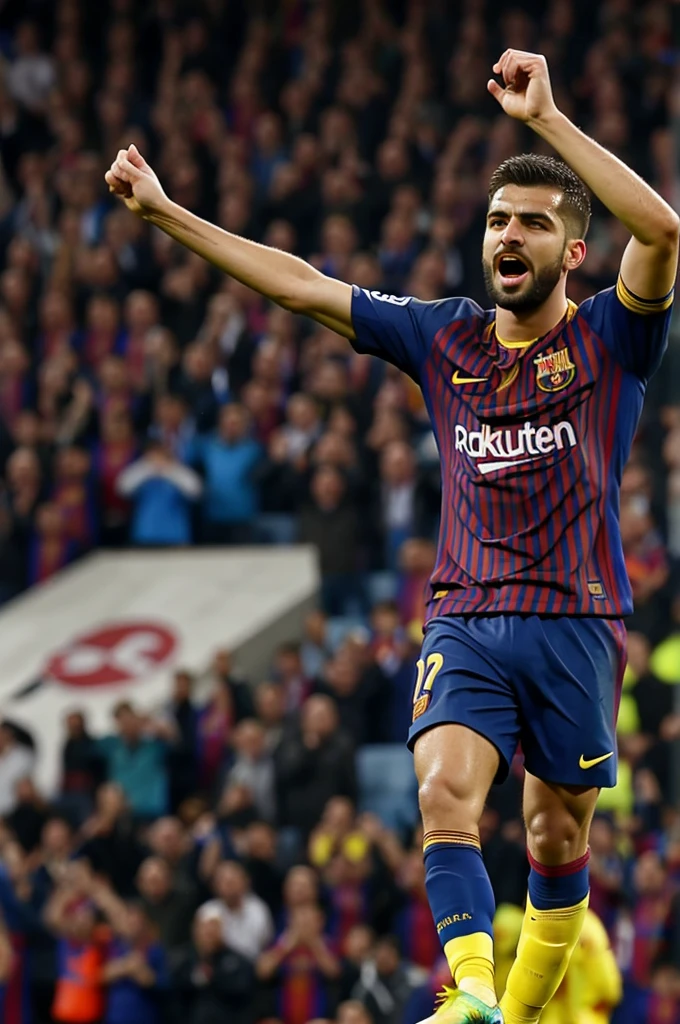 Rain of shit wetting Barcelona fans
