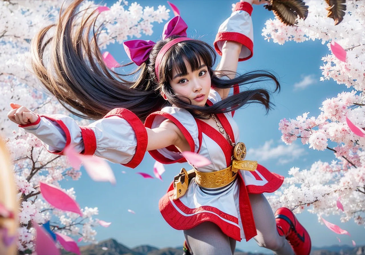 realistic, samurai woman, beautiful girl, cute girl, japanese girl, real hair, hd quality
