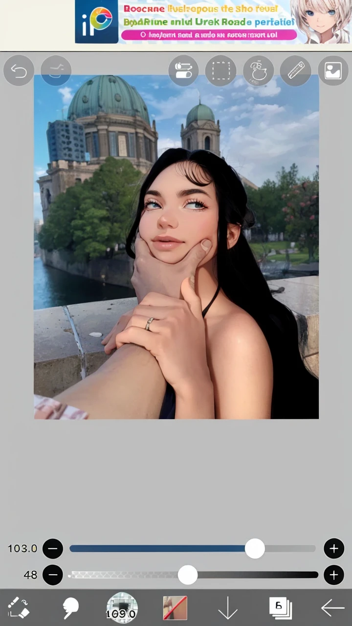 Keep the original background