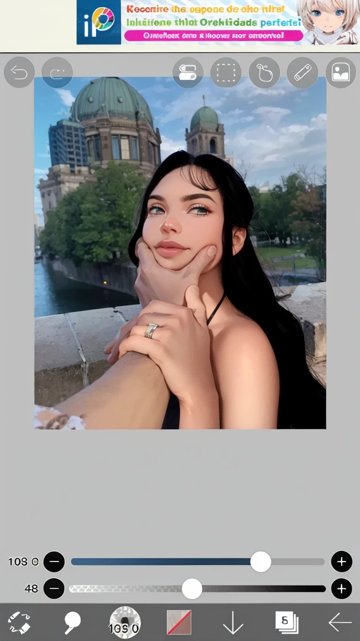 Keep the original background