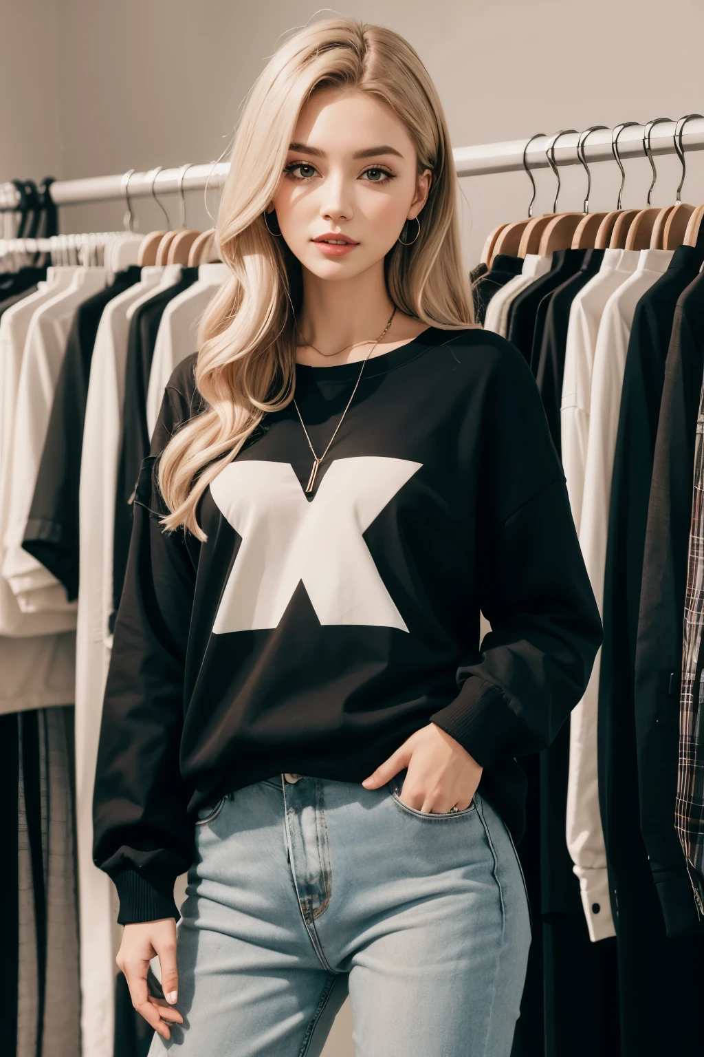 Create a clothing store logo, fashion