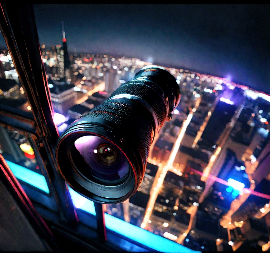(35mm style:1.2), Very detailed RAW color photo overlooking the city of Chicago, vivid detail (Very detailed, hyperdetailed, intricate), (Lens flare:0.7), (Bloom:0.7), particle effects, ray tracing, cinematic lighting, enough depth of field, photographed with a Sony a9 II, 35mm wide angle lens, sharp focus, cinematographic film , realist