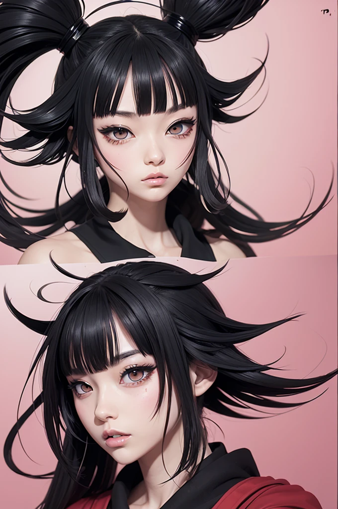 drawing of a bizarre anime-style brush