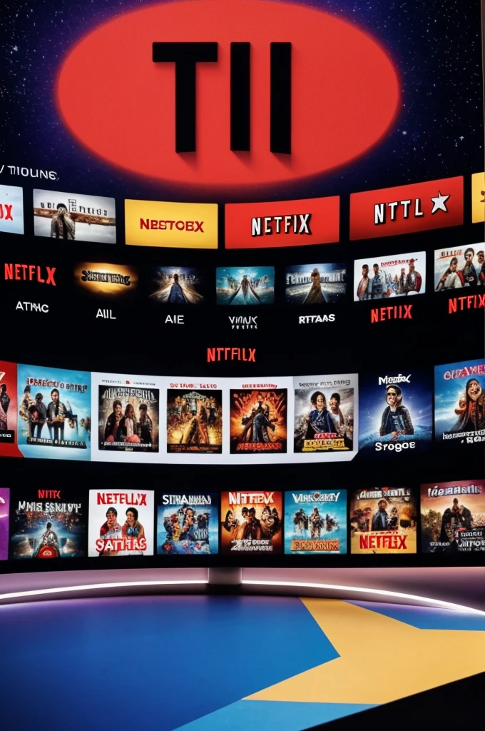 I want an image to sell platforms like Netflix, STAR PLUS, among other