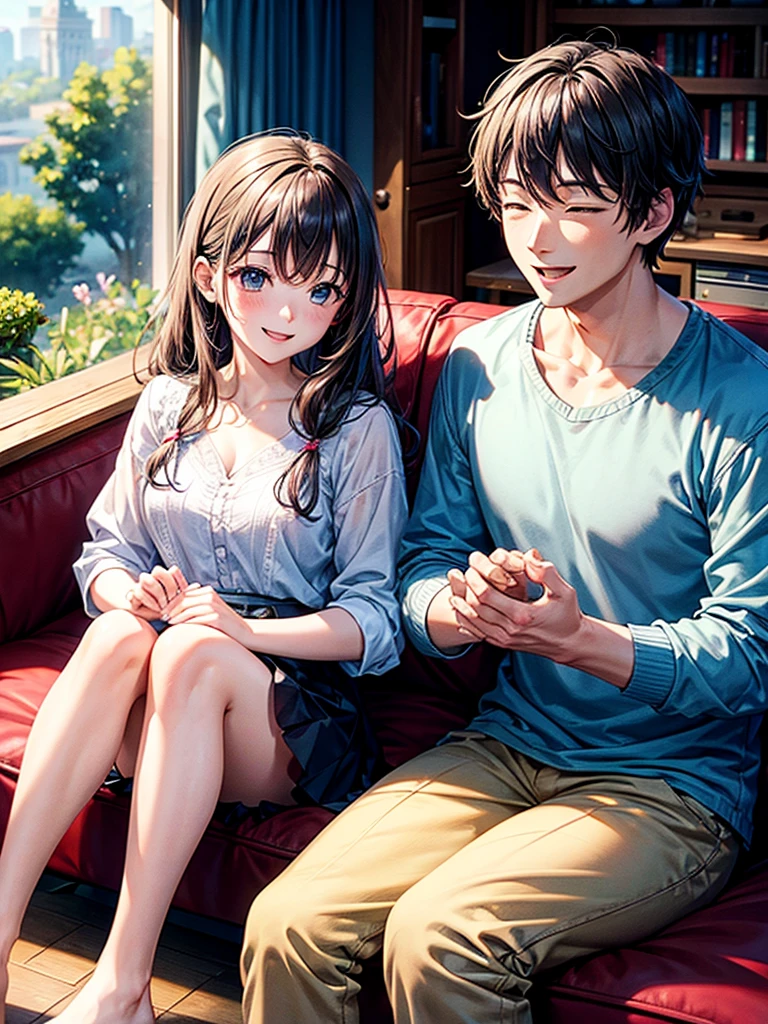 Highest quality,Highest Resolution,couple,,happiness,Home,