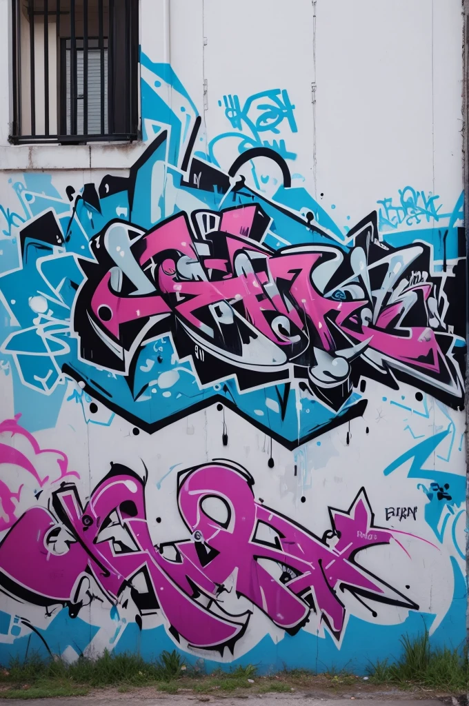 Graffiti with writing "SLEEPY" not bomb style