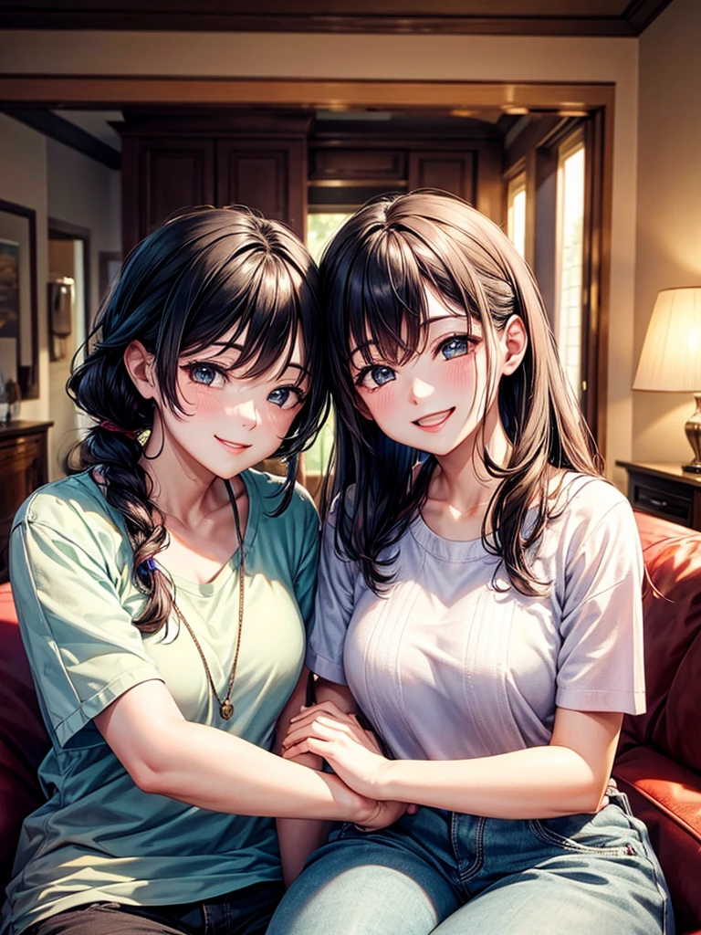 Highest quality,Highest Resolution,couple,,happiness,Home,