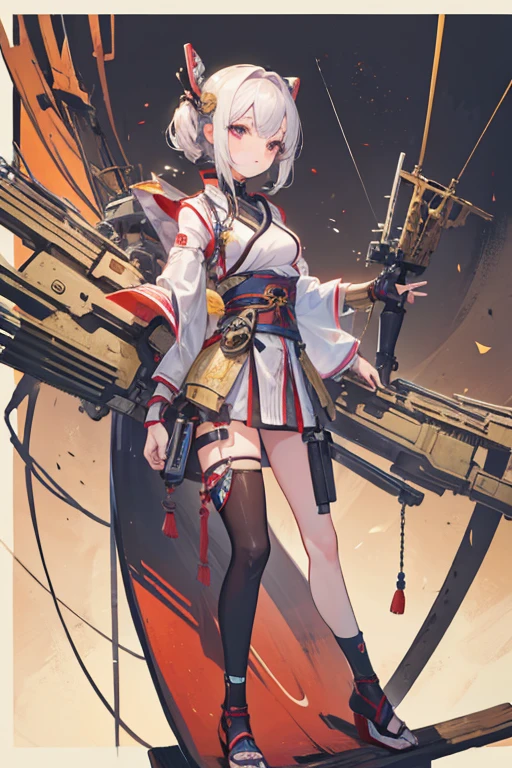 A girl with a mechanical body from the Edo period