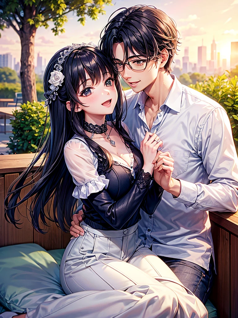 Highest quality,Highest Resolution,couple,,happiness,Date,