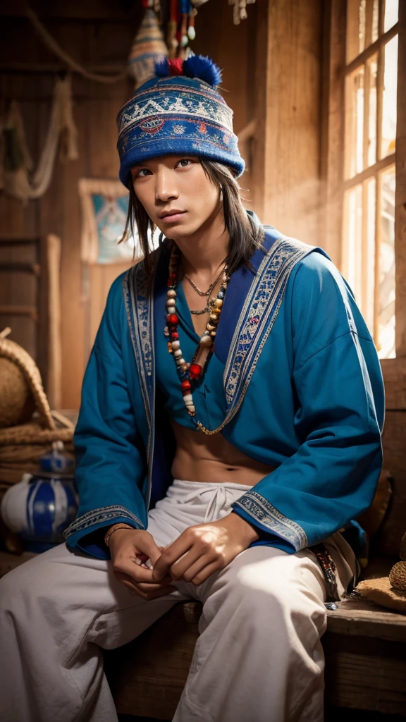 Fortune telling　male　cool　Shaman
