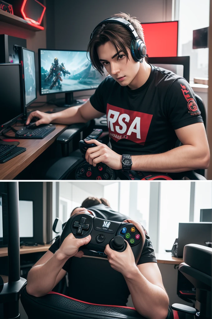 Create a gaming-themed photo to put on your channel