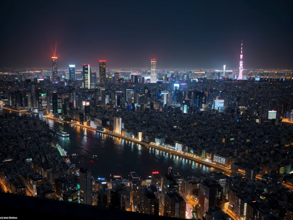 arafed view of a city at night from a window, set in tokyo rooftop, tokyo anime scene, heavy rainning at tokyo night, tokyo background, on future tokyo night rooftop, japan at night, tokyo in the background, on rooftop tokyo night, tokyo futuristic and clean, tokyo japan, neo tokyo background, japanese city at night, tokyo futuristic in background, reality photographic quality, masterpiece, 