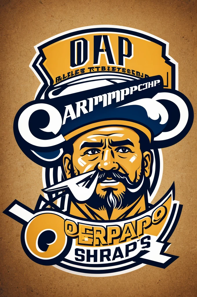 Generate the logo of a barbershop called Ocampo