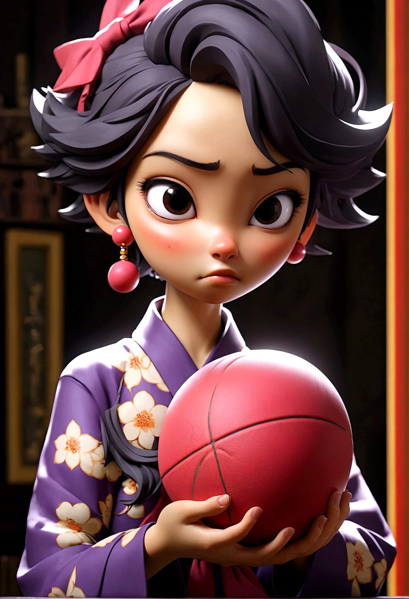 playing with ball Takane