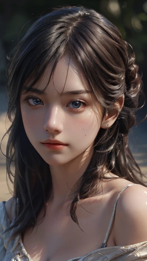 Best quality,masterpiece,ultra high res,(photorealistic:1.4),extremely detailed,beautiful detailed face and eyes,16k,1girl,shoulder,charming,Looking at the camera,