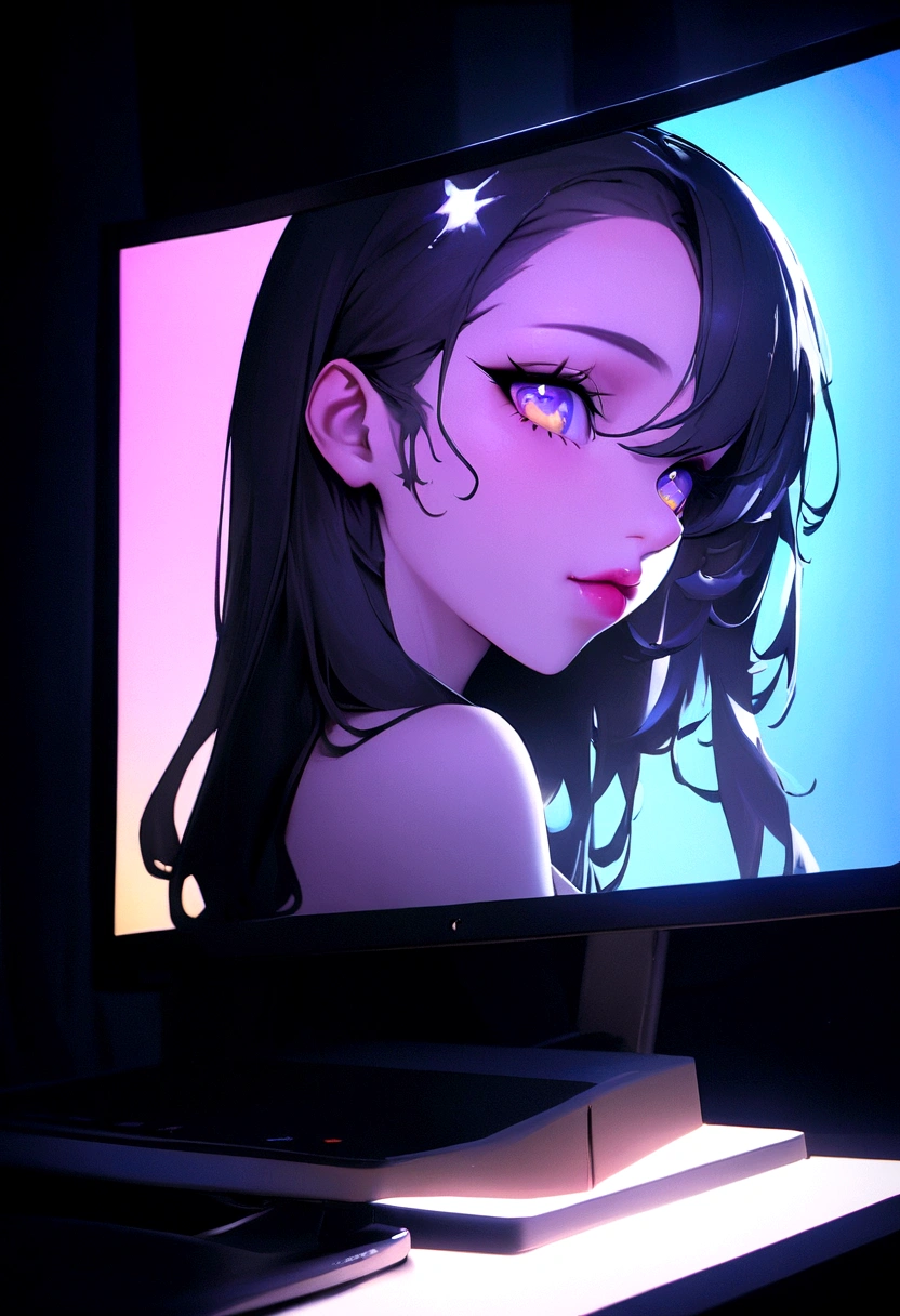 金色のディテールと悪魔のマスクが付いた白いDarkwave styleのスーツを着た長い青い髪の少女,Darkwave style,bust,At the center,High resolution,8K,Surreal,Beautiful soft light studio,Vivid details,Anatomical,elegant,Sharp focus,Studio Photo,Art Station Trends,Very detailed,Polarizing Filter
