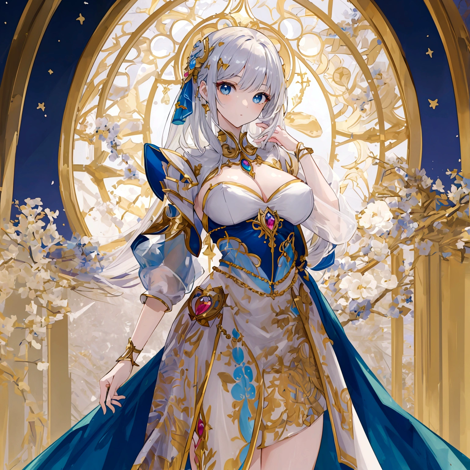 ((Best masterpiece, Perfect quality, Ultra detailed)), A human female, Fantasy, Simple costume, Non-decorated clothes, Citizen