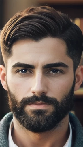 Biblical Jew men with short hair, focus on the face.