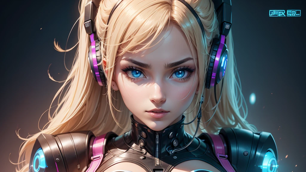 a close up of a woman DJ.  in a futuristic outfit with headphones on, cyber school girl, cyber suit, perfect android girl, cybersuit, cute cyborg girl, cyborg girl, cyber universe style, cybersuits, ig model | artgerm, oppai cyberpunk, cyberpunk anime girl, android heroine, cyborg - girl, female cyberpunk anime girl, robot girl