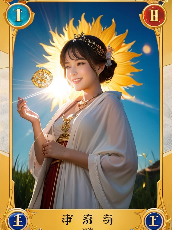 Tarot Cards　sun　Sparkling　cute