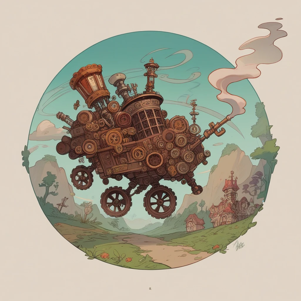 award-winning photograph of a smoking skeleton  ais-cbwbs in wonderland, magical, whimsical, fantasy concept art, steampunk, intricate details, best quality, first work, ultra sharp, hyper realistic, realism