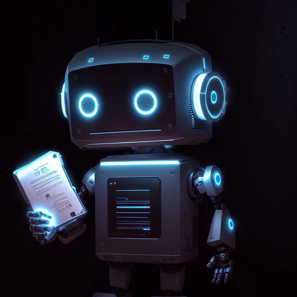 Picture of a cute robot looking to the camera, smiling, saying hi.. there is a robot holding a piece of paper and a cell phone, tintoy characterdesign robot, sleek robot, robot design, concept robot, pathetic robot, cute robot, friendly robot, a robot, artificial intelligence, robot in data center, the mekanik doll, beautiful robot character design, robot in a server room, artificial intelligence!!, cute robot wooden