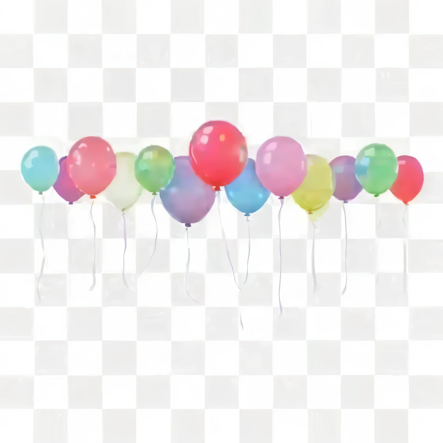 a group of balloons are flying in the air on a white background,  balloons, balloons, balloon, balloon, HD Background, isolated Backdrop, Happy birthday, High decoration, Colored background, colored, svg illustration, simple cartoon style, Color pictures, On a clear background, png, high quality], white background and fill, uncompressed png