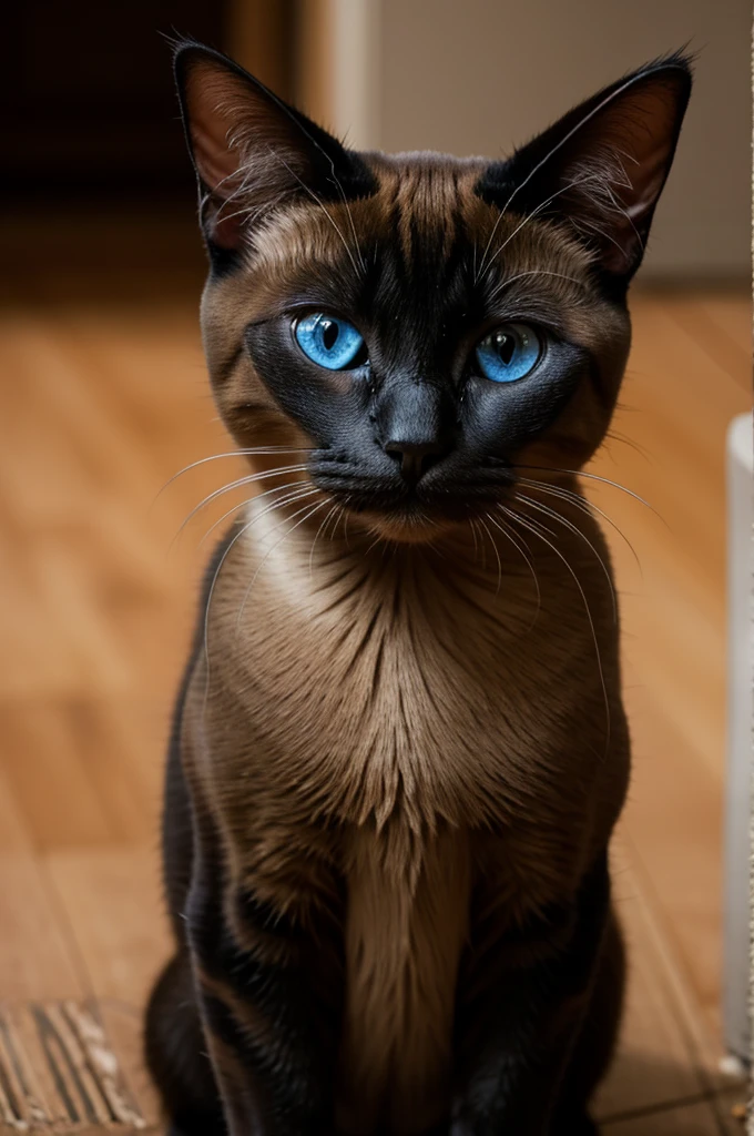 Siamese color cat