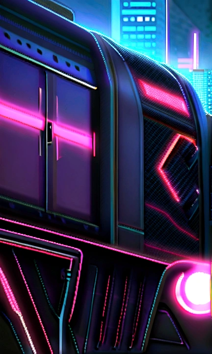 Hyper-realistic close-up of Thomas the Tank Engine as a cyberpunk robot train, Metal rust, Cyberpunk Robot Face, Cyborg Implants, Grease, abrasion, To the camera, looking at the camera, Train smoke, at night, Cyberpunk city background, Dark Sky, Extreme light detail, Neon Light, Electronic components