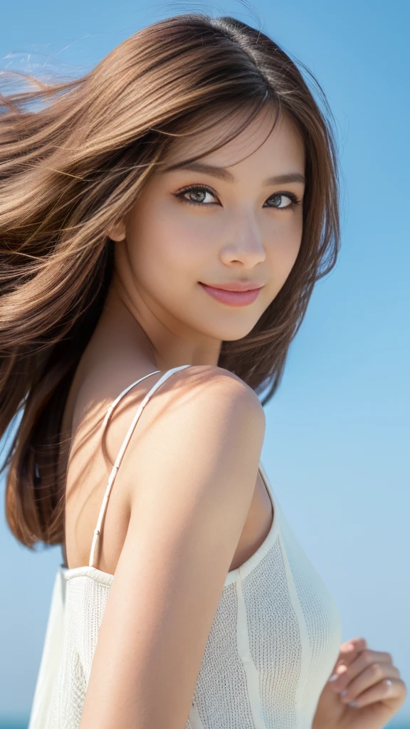 (32K:1.5), 1 girl,A light smile,whole body,Simple Background, (Realistic:1.4), (random nationality actress:1.3),
(Great random nationality beauty:1.4), (The ultimate beauty:1.4), Masterpiece,4k,8k,(Masterpiece,Ultra-high resolution:1.5),(Masterpiece,Photorealistic:1.5),Masterpiece,Fine grain,Masterpiece,Detailed face, perfectly balanced face, Looking at the camera, Hair blowing in the wind, Beautiful porcelain-like skin, Beautiful Eyes, Ring-shaped eyes,