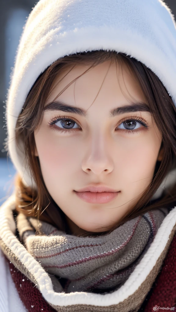 cute italian college student, Winter Fashion, Photorealistic, Detailed skin, Detailed face, Detailed lips, Fine eyebrows, The pupils shine, Depth of written boundary, Accurate, Super detailed, 最high quality, High resolution, Anatomically correct, Textured skin, Attention to detail, high quality