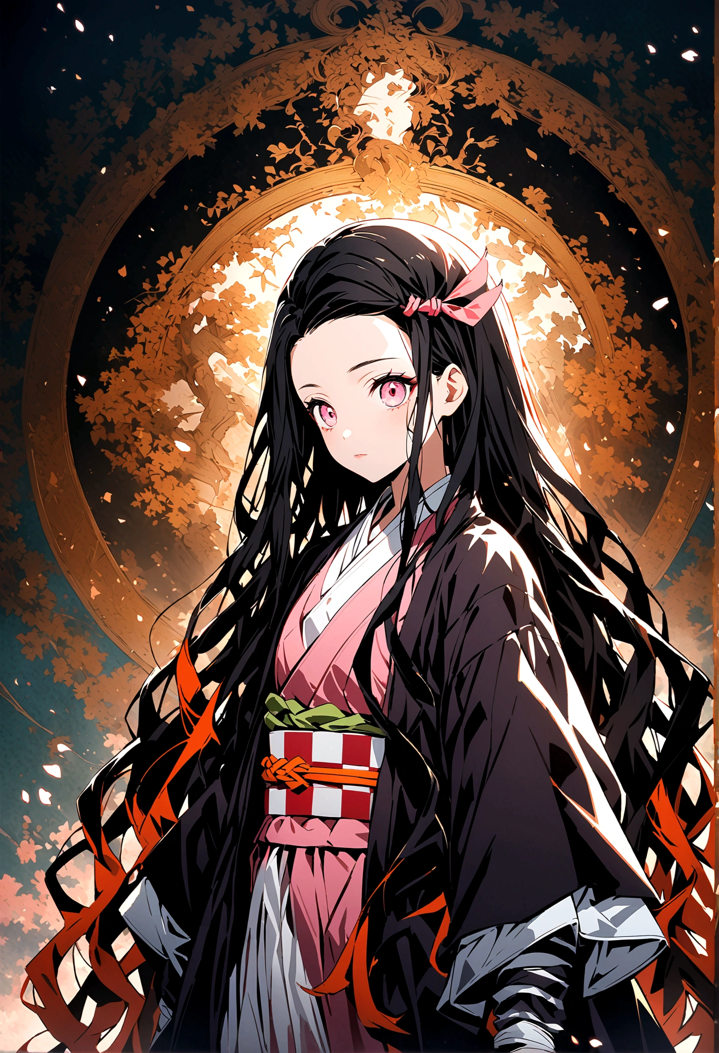 Demon Slayer, Kamado Nezuko, (Extremely detailed CG unity 8k wallpaper), The most beautiful works of art in the world,