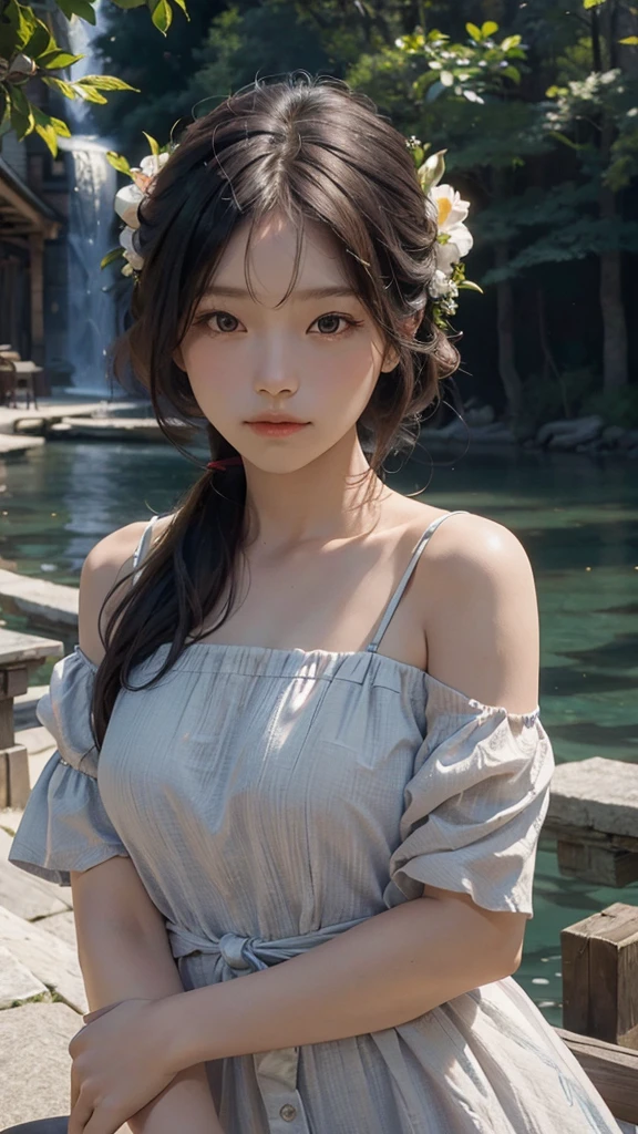 Best quality,masterpiece,ultra high res,(photorealistic:1.4),1girl,shoulder,charming,Looking at the camera,