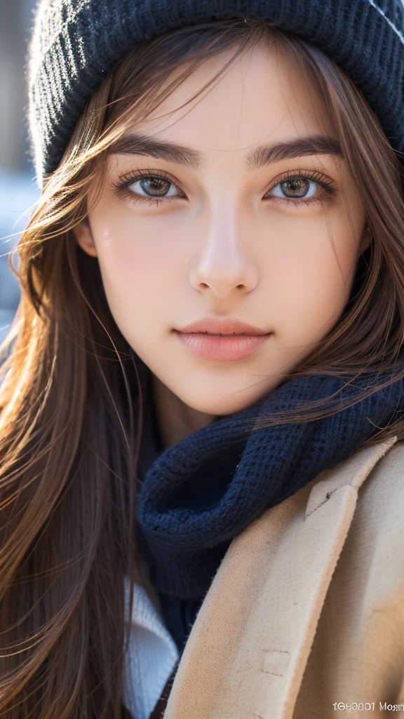 cute italian college student, Winter Fashion, Photorealistic, Detailed skin, Detailed face, Detailed lips, Fine eyebrows, The pupils shine, Depth of written boundary, Accurate, Super detailed, 最high quality, High resolution, Anatomically correct, Textured skin, Attention to detail, high quality