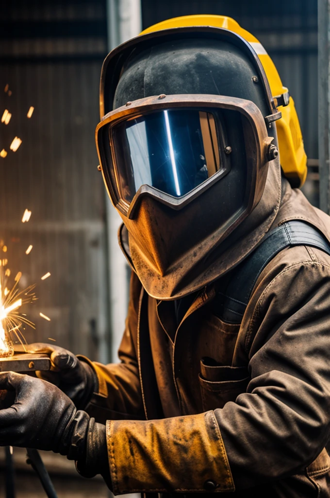 Examine welding mask